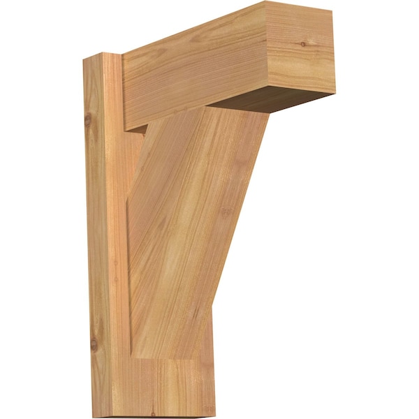 Ekena Millwork Traditional Block Smooth Outlooker, Western Red Cedar, 5 1/2"W x 12"D x 16"H OUT06X12X16TRA05SWR - main